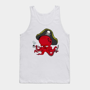 Pirate Octopus Tank Top